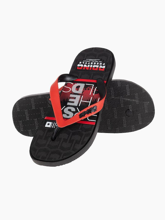 Jomix Men's Flip Flops Black