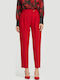 Women's Chino Trousers Regular Fit Red