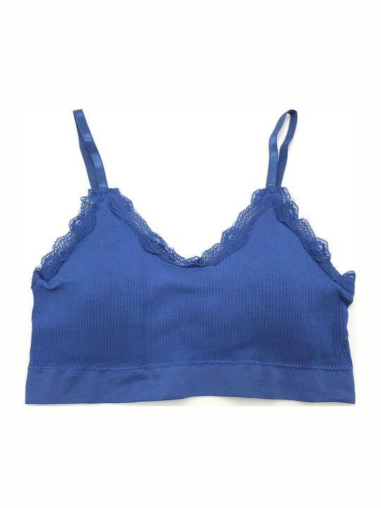 Channo Femei Sutien sport Blue cu Căptușeală de...