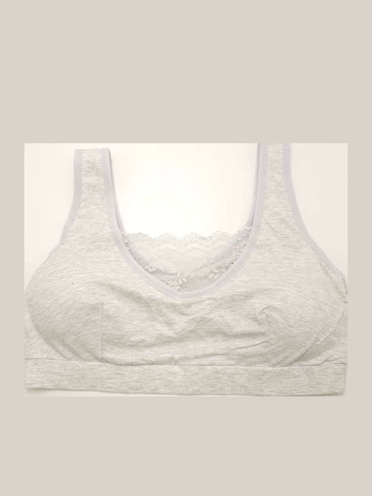 Women's Bra with Removable Padding Grey