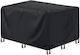 Impermeabil Protecție Capac Canapea 250x200x80buc în Culoare Negru 1buc