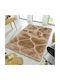 Χαλί Ορθογώνιο Μεταξένιο Brown 50x80cm