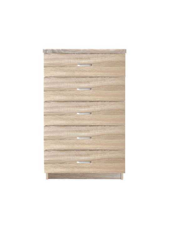 Συρταριέρα Κρεβατοκάμαρας Drawer mit 5 Schubladen Sonoma 60x40x97cm