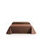 Sofazip Tagesdecke King Size Brown 270x270cm