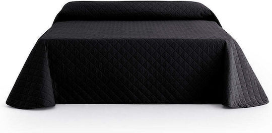 Sofazip Κουβερλί Ημίδιπλο Black 180x270cm