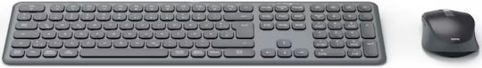 HAMA WKM-550 Kabellos Bluetooth Tastatur & Maus Set Englisch US