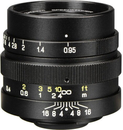 Mitakon Crop Obiectiv Foto Speedmaster 25mm F0.95 MFT Unghi larg Black