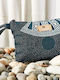 Beach Toiletry Bag 21x15x4 Whitegg Z/148-12 21x15x4