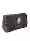 1541 London Toiletry Bag Travel Zipper Dark Brown Lb06
