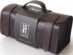 1541 London Large Barrel Toiletry Bag Dark Brown LB04