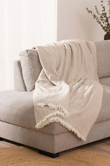 Sofazip Διθέσιου Καναπέ Π230xΜ240cm Beige