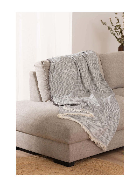 Sofazip Cuvertură Pentru Canapea 2 Locuri 180x260cm Maro Deschis