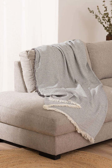 Sofazip Διθέσιου Καναπέ Π180xΜ260cm Light Brown