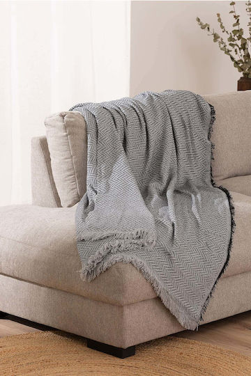 Sofazip Διθέσιου Καναπέ Π180xΜ260cm Scandinavian Grey