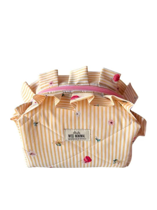 Miss Minimal Zipper Box Νεσεσέρ Bella Romantic 22 X 13 X 24 Cm