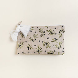 Beauty Home Toiletry Bag Small Olive in Khaki Colour 9cm Beauty Home Toiletry Bag Small Olive in Khaki Colour 9cm