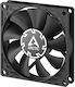 Arctic P8 Slim PWM PST Вентилатор за кутия 80mm 3000rpm Без светодиодно осветление и Свързване 4-изводна