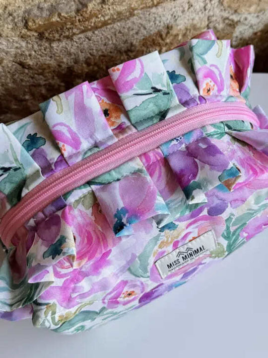 Miss Minimal Mini Zipper Box Νεσεσέρ Ines Romantic 22 X 10 X 12 Cm