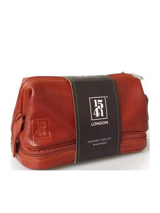 1541 London Neseser Cu Fermuar Superior Tabac Maro 1541 London Neseser Cu Fermuar Superior Tabac Maro