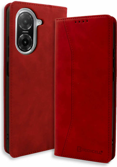Bodycell Book Piele artificială / Piele Roșu (Redmi A5)