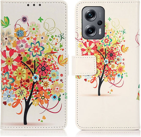Tree Support Base Wallet Synthetic Leather Multicolour (Poco X4 GT 5G)