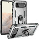 Magnetic Back Cover Silicon Magnetic Argintiu (Google Pixel 6)