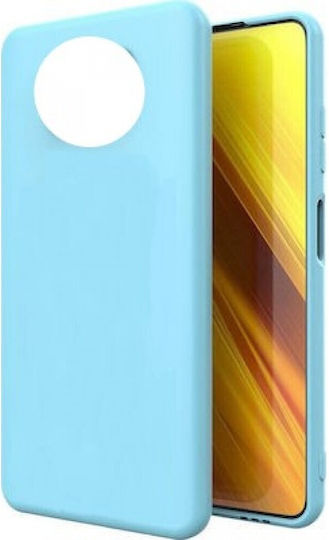 Matt Back Cover Silicone 1.2mm Light Blue (Huawei Nova 8i / Honor 50 Lite)