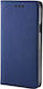 Magnet Umschlag Rückseite Synthetisches Leder Magnetisch Marineblau (Nokia C31Realme C31)