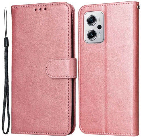 Support Base Wallet Synthetic Leather Pink (Poco X4 GT 5G)