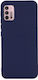 G10 Power Umschlag Rückseite Silikon Marineblau (Moto G10Nokia G20)