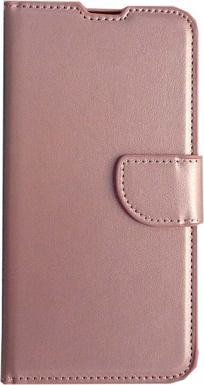 Book Piele artificială Rose Gold (Nokia 2.2)