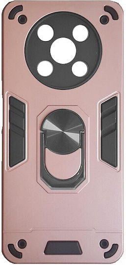 Holder Back Cover Metallic Magnetic Rose Gold (Huawei Nova Y90)
