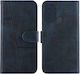 Brieftasche Leder / Synthetisches Leder Marineblau (VIVO Y76S, Y76)