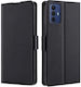 Book Piele artificială Negru (TCL 30 / 30+ / 30 5G - TCL 30 / 30+ / 30 5G)