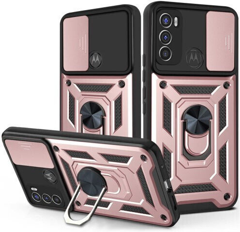 Hybrid Back Cover Plastic Pink (Moto G60)