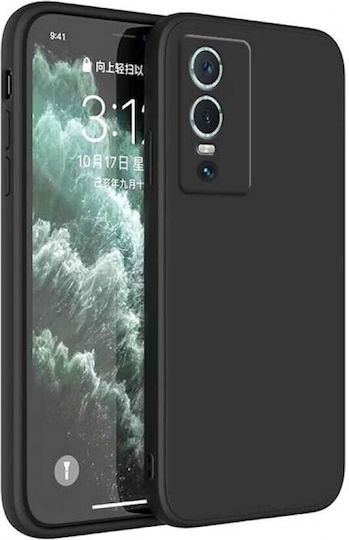 Consolidată Back Cover Silicon Negru (Vivo Y76 5G / Y76s / Y74s)