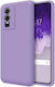 Consolidată Back Cover Silicon Lila (Vivo Y76 5G / Y76s / Y74s)