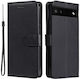 Θήκη Wallet Google Pixel 6a Black