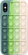 Green-light Green-mint-cream Задна корица Силикон Многоцветен (iPhone 4/4s - iPhone 4/4s)