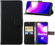 Brieftasche Leder Schwarz (OnePlus 8T)