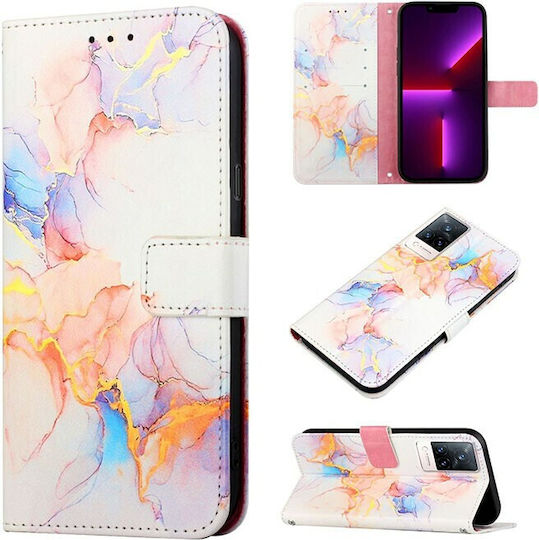 Pattern Wallet Δερματίνης Πολύχρωμο (Vivo V21 5G)