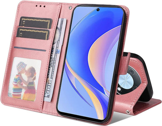 6.7 Inch Foldable Book Synthetic Leather / Silicone Gold (Huawei Nova Y90)