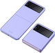 Skin Feel Shockproof Back Cover Plastic Purple (Galaxy Z Flip3)