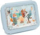 Petit Monkey Πλαστικό Παιδικό Σετ Φαγητού Διάφανο 19 x 14.5 x 7εκ.