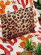 Set Toiletry Bag in Brown color 30cm
