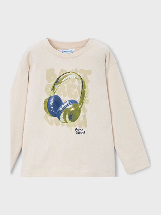 Mayoral Kinderhemd Langarm Beige
