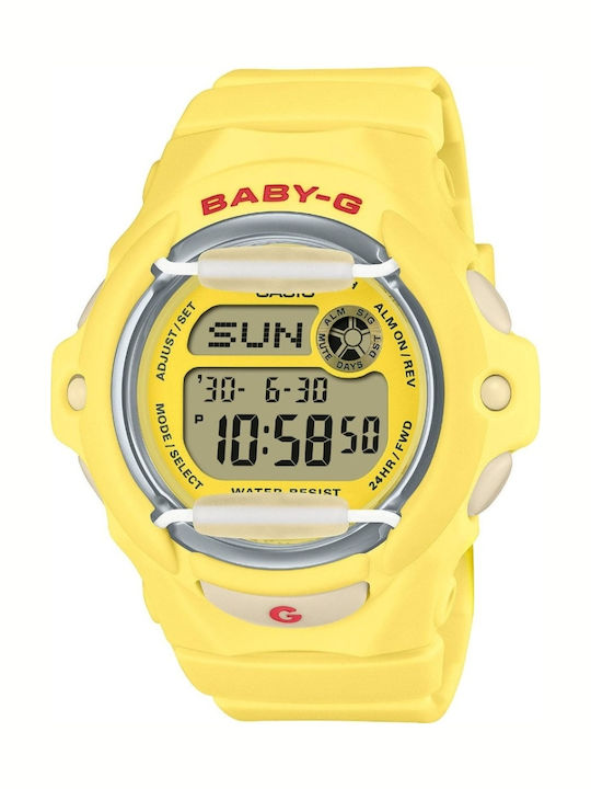 Casio Ψηφιακό Γυναικείο Ρολόι Μπαταρίας με Κίτρ...