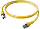 Easylan S/FTP Cat.6a (Gigabit) Καλώδιο Δικτύου Ethernet 7.5m Κίτρινο