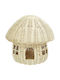 Polihome House Καλάθι Αποθήκευσης Rattan Λευκό 36cm