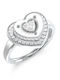 Guess Damen Ring mit Steinen aus Stahl